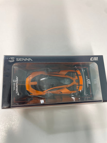CM Model 1/64 McLaren Senna GTR Orange - CM64-SennaGTR-04