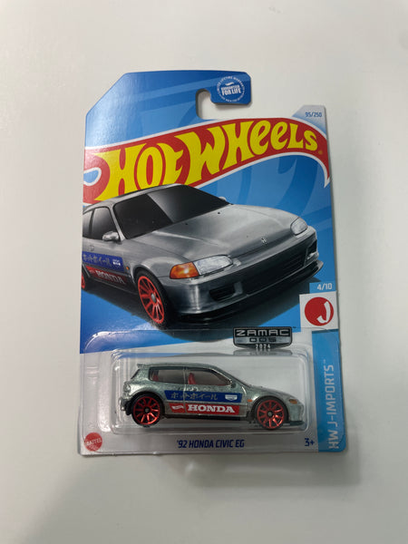 Hot Wheels 1/64 Zamac ‘92 Honda Civic EG