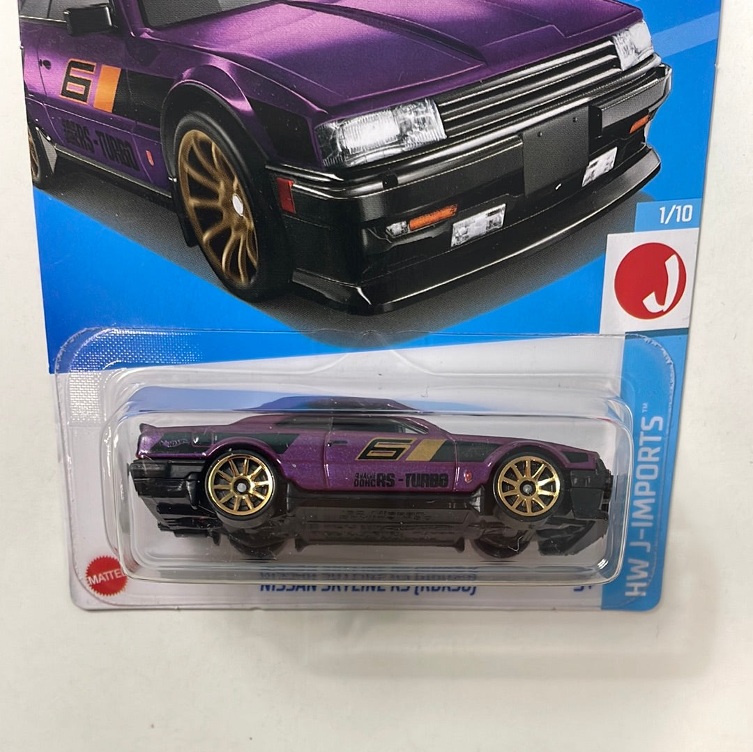 Hot Wheels 1/64 Nissan Skyline RS(KDR30) Purple - Damaged Box