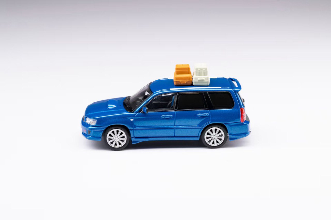 Model Model 1/64 Subaru Forester STI Version Blue - MM64-SG9-001