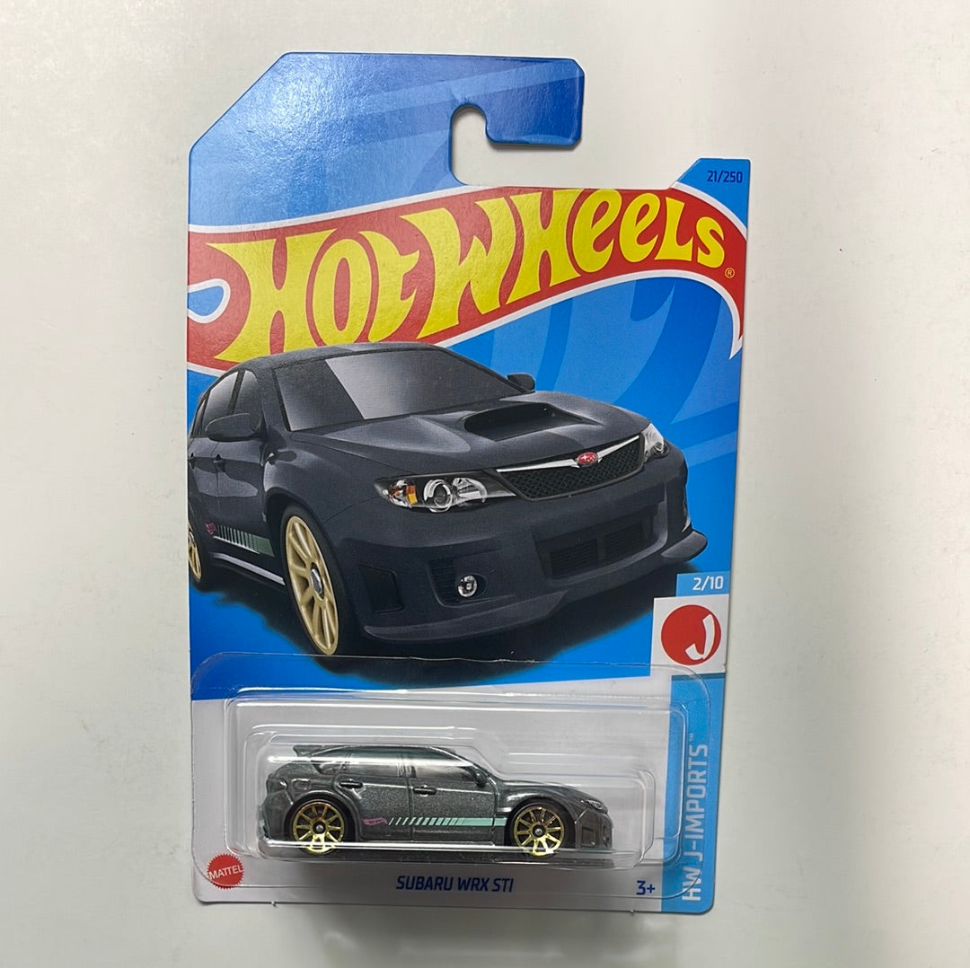 *Japan Card* Hot Wheels 1/64 Subaru WRX STI Grey