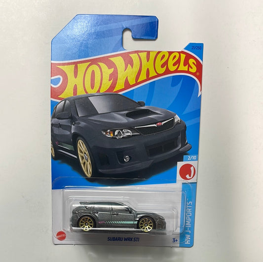 *Japan Card* Hot Wheels 1/64 Subaru WRX STI Grey