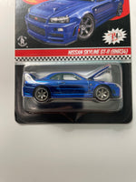 Hot Wheels 1/64 RLC Nissan Skyline GT-R ( BNR34) Blue