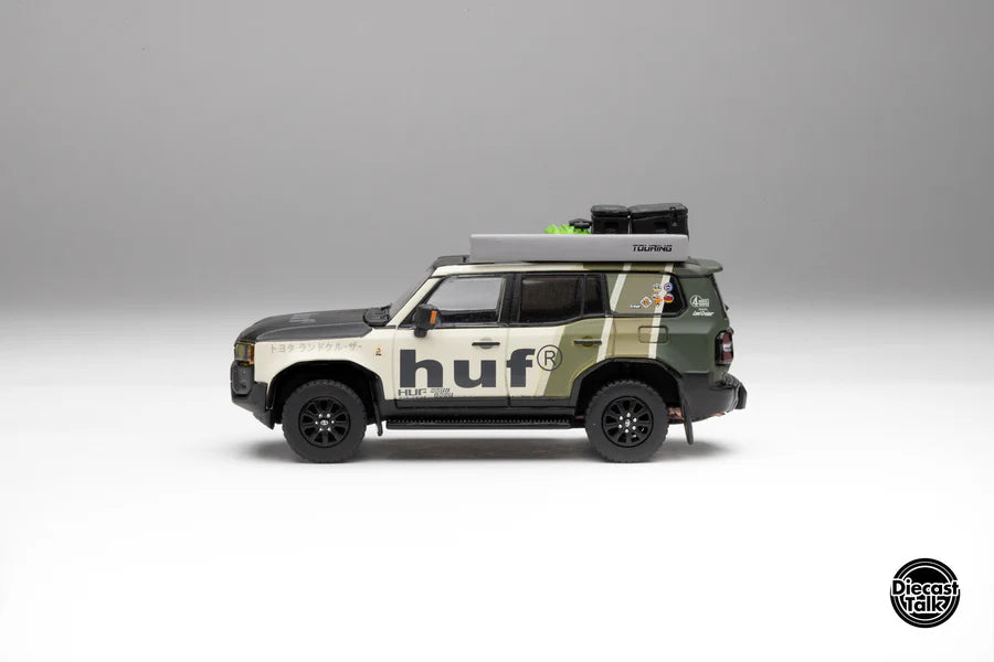 GCD 1/64 HUF Toyota Land Cruiser 250 Green & Black