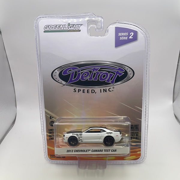 1/64 Greenlight Detroit Speed Inc. 2012 Chevrolet Camaro Test Car White