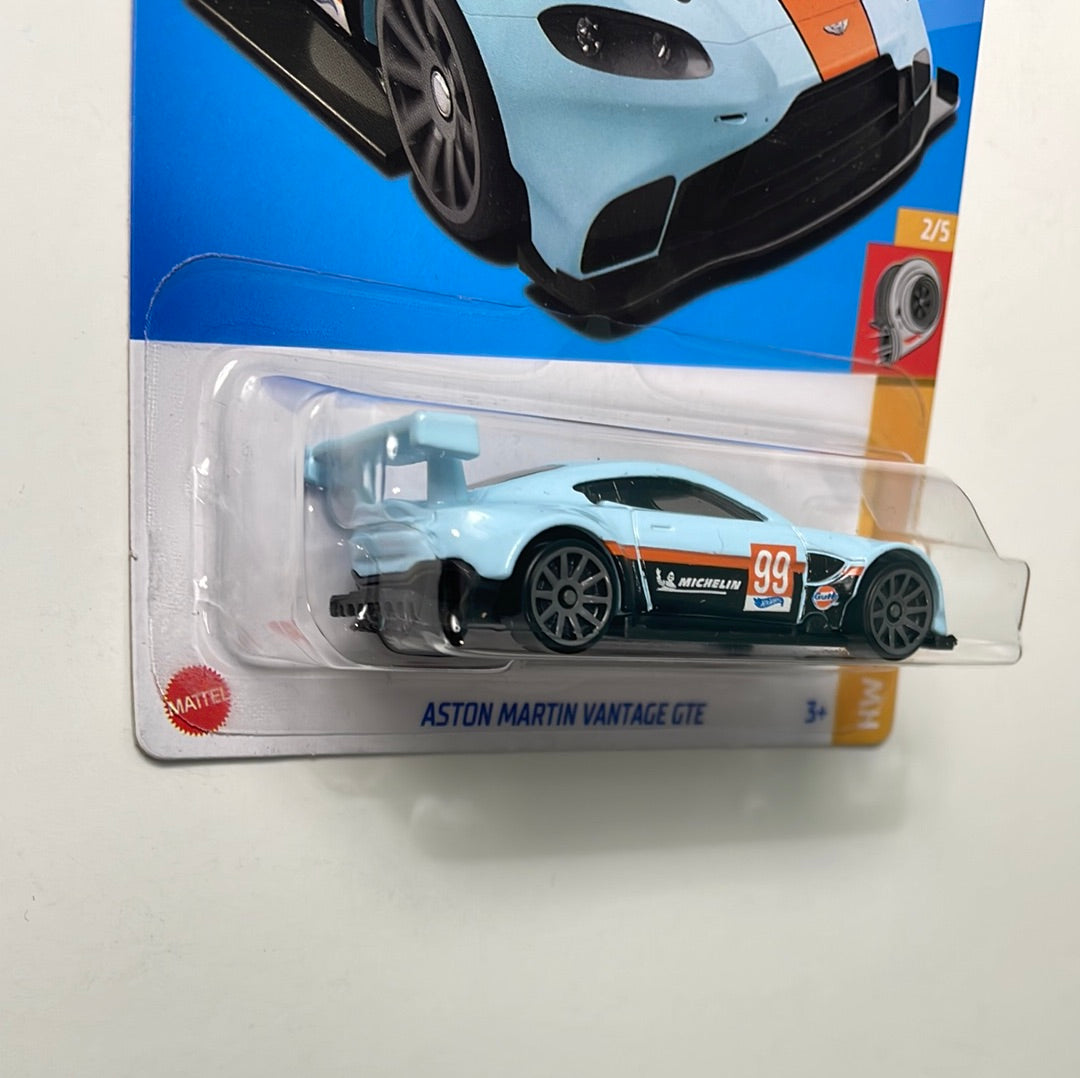 Hot Wheels 1/64 Aston Martin Vantage GTE Gulf Blue