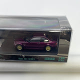 1/64 Stance Hunters BMW E46 M3 Purple w/ Gold Wheels