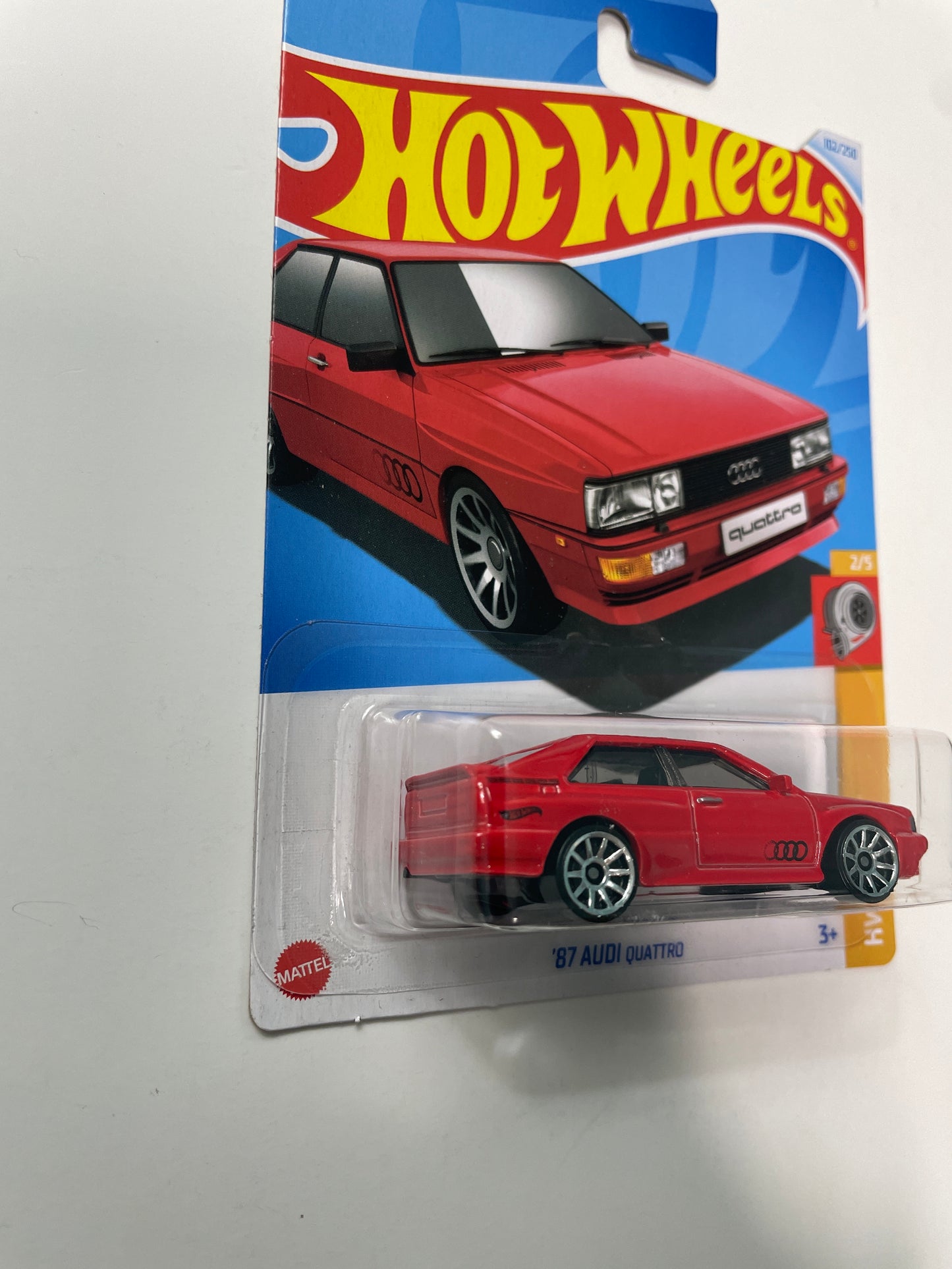 Hot Wheels 1/64 ‘87 Audi Quattro Red