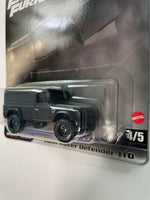 Hot Wheels 1/64 Fast & Furious Land Rover Defender 110 Black