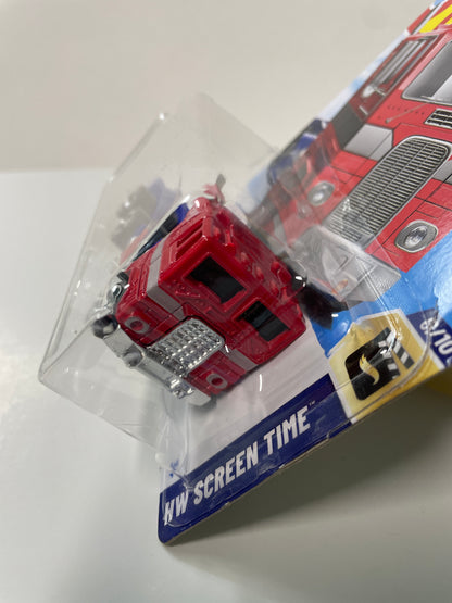 Hot Wheels 1/64 Transformers Optimus Prime Red & Blue