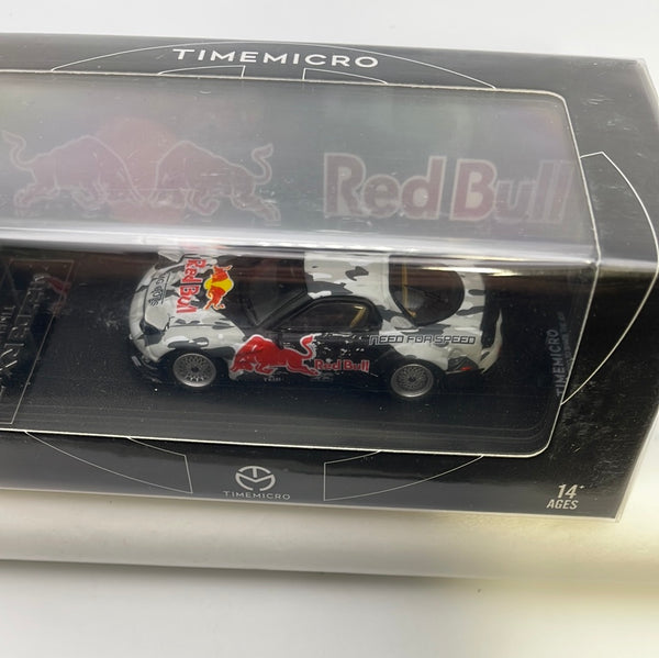 Time Micro 1/64 Mazda RX-7 Rocket Bunny Red Bull Grey & Black – Flipn ...