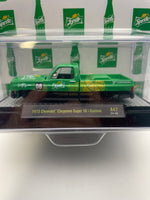 M2 Machines 1/64 Coca-Cola 1973 Chevrolet Cheyenne Super 10 - Custom Green