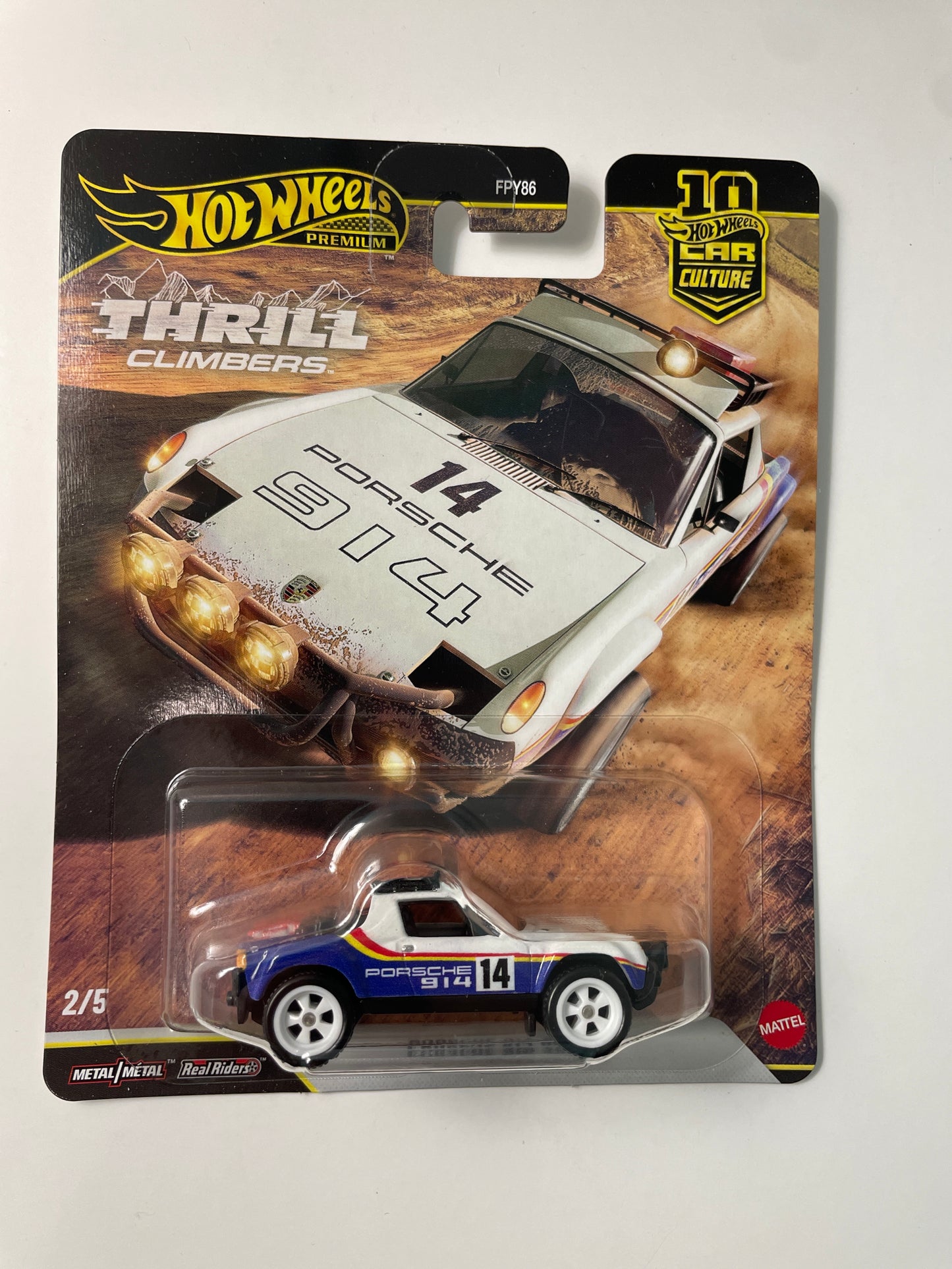 Hot Wheels 1/64 Car Culture Mix Q Thrill Climbers Set of 5 (FPY86-961Q)