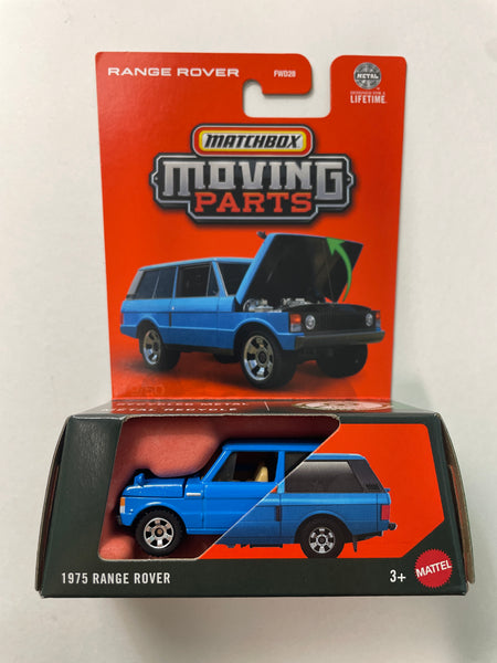 Matchbox 1/64 Moving Parts 1975 Range Rover Blue