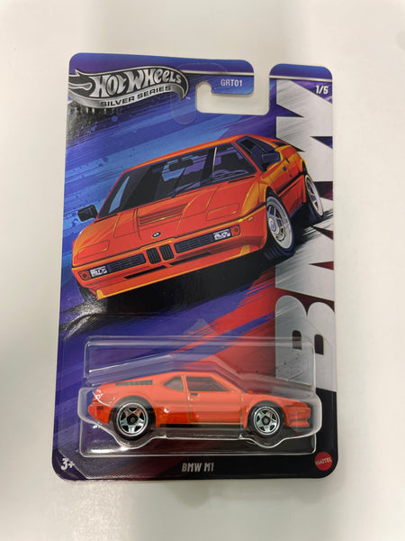 Hot Wheels 1/64 BMW Silver Series BMW M1 Orange