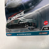 *Chase* Hot Wheels 1/64 Car Culture Modern Classics ‘98 Toyota Altezza Black - Damaged Card