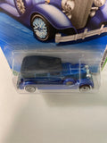 Hot Wheels 1/64 Treasure Hunt Classic Packard Blue - Damaged Card