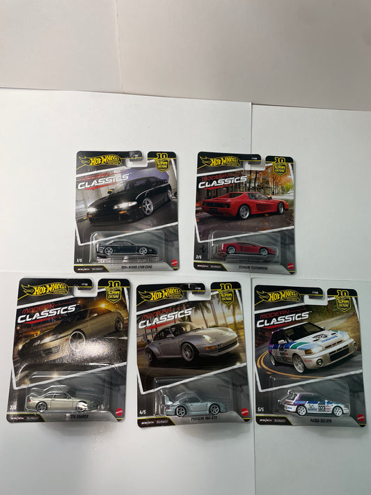 Hot Wheels 1/64 Car Culture Modern Classics 2026 Mix S (Set of 5) - FPY86-961S