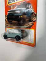 Matchbox 1/64 2022 Ford Bronco Sport Blue & Black