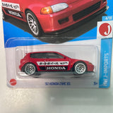 Hot Wheels 1/64 ‘92 Honda Civic EG Red