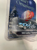 Greenlight 1/64 Holiday Ornaments 1955 Cadillac Fleetwood Series 60 Blue