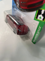 Hot Wheels 1/64 Tesla Model 3 Red