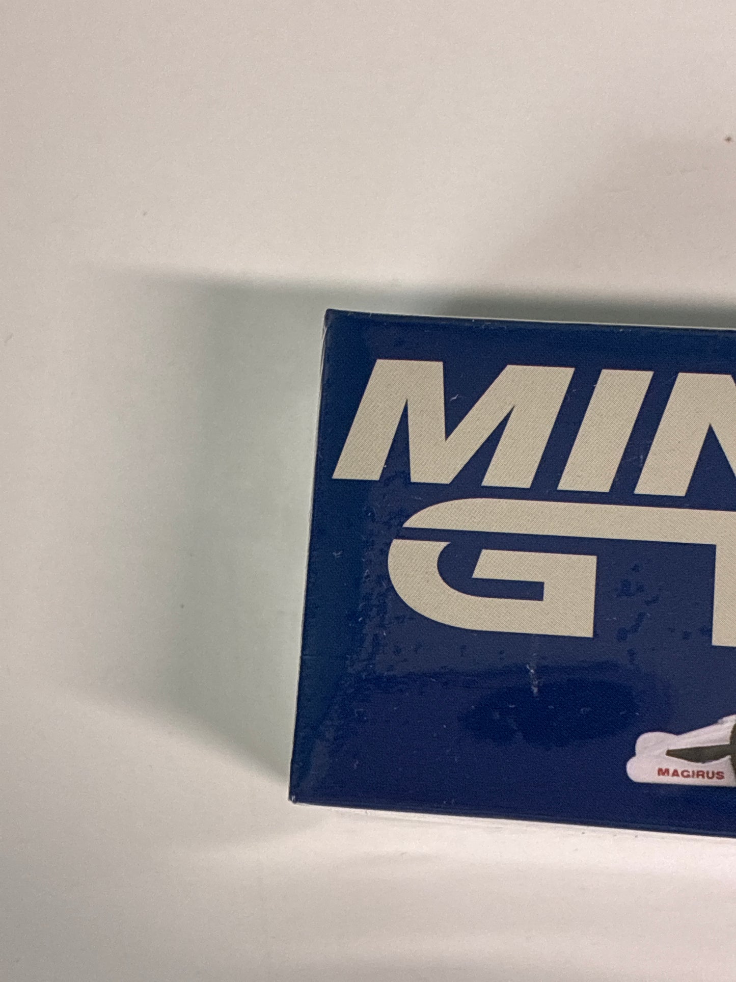 Mini GT 1/64 Toleman TG184 #19 1984 Monaco Grand Prix 2nd Place Ayrton Senna White - MGT01118 - Damaged Box
