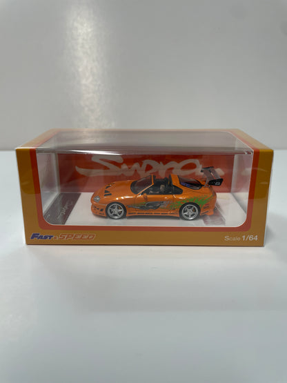 Fast & Speed 1/64 Toyota Supra Fast & Furious Orange