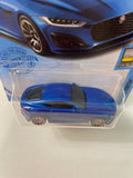 Hot Wheels 1/64 2020 Jaguar F-Type Blue - Damaged Card