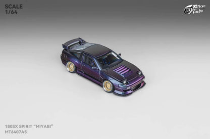 Micro Turbo 1/64 GMHS 2025 Nissan 180SX Spirit Rei Miyabi Chameleon Purple