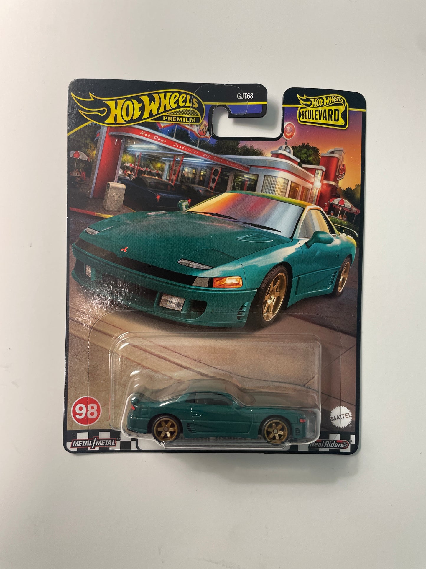 Hot Wheels 1/64 Boulevard Mix V Mitsubishi 3000GT VR-4 Green - HRT68
