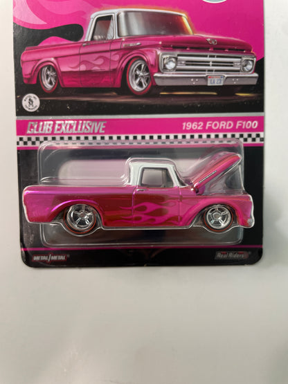 Hot Wheels 1/64 RLC Club Exclusive 1962 Ford F100 Pink