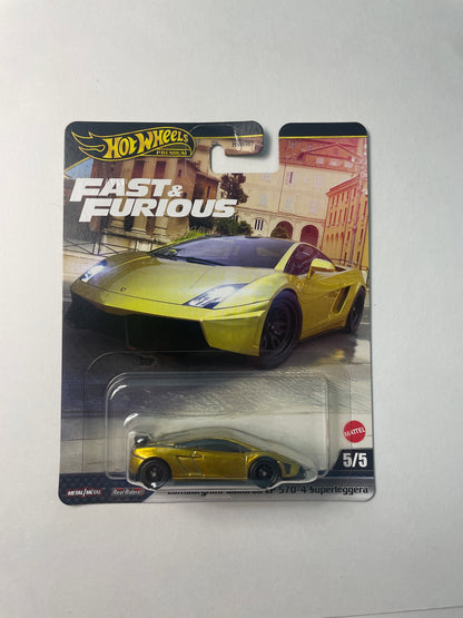 Hot Wheels 1/64 Fast & Furious 2025 Mix M (HNW46-956M) Set of 5