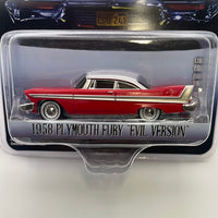 Greenlight Hollywood 1/64 Christine 1958 Plymouth Fury ‘ Evil Version’ Red