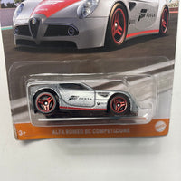 Hot Wheels 1/64 Forza Alfa Romeo 8C Competizione Silver - Damaged Card