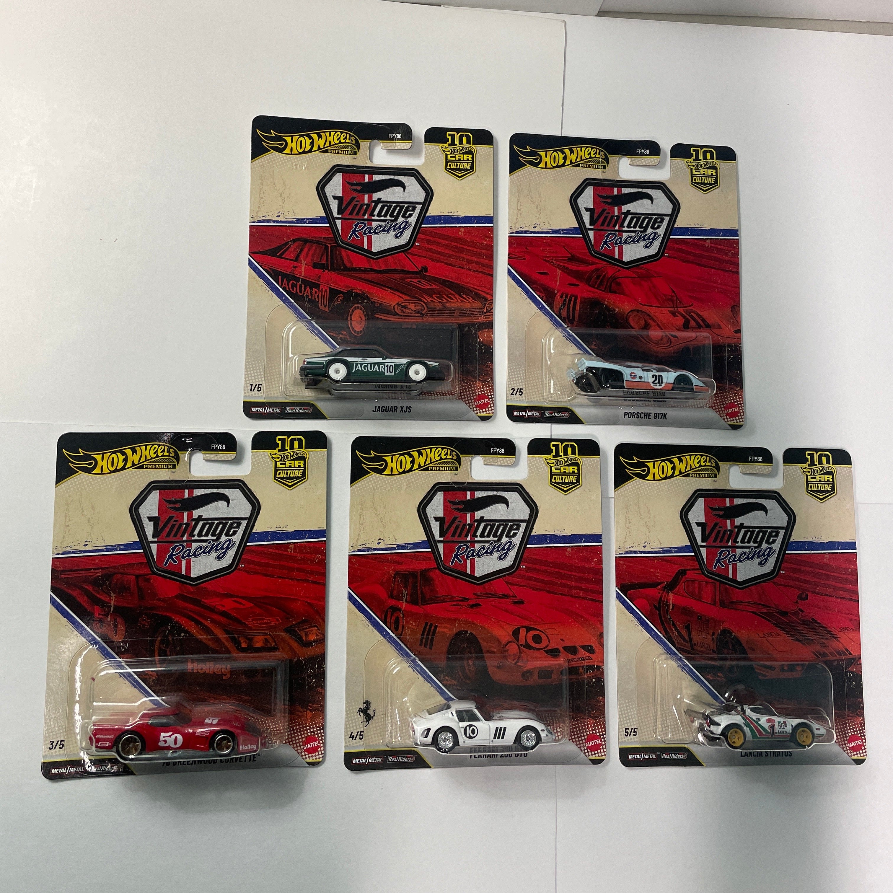 Hot Wheels 1/64 Car Culture 2026 Mix T Vintage Racing Set of 5