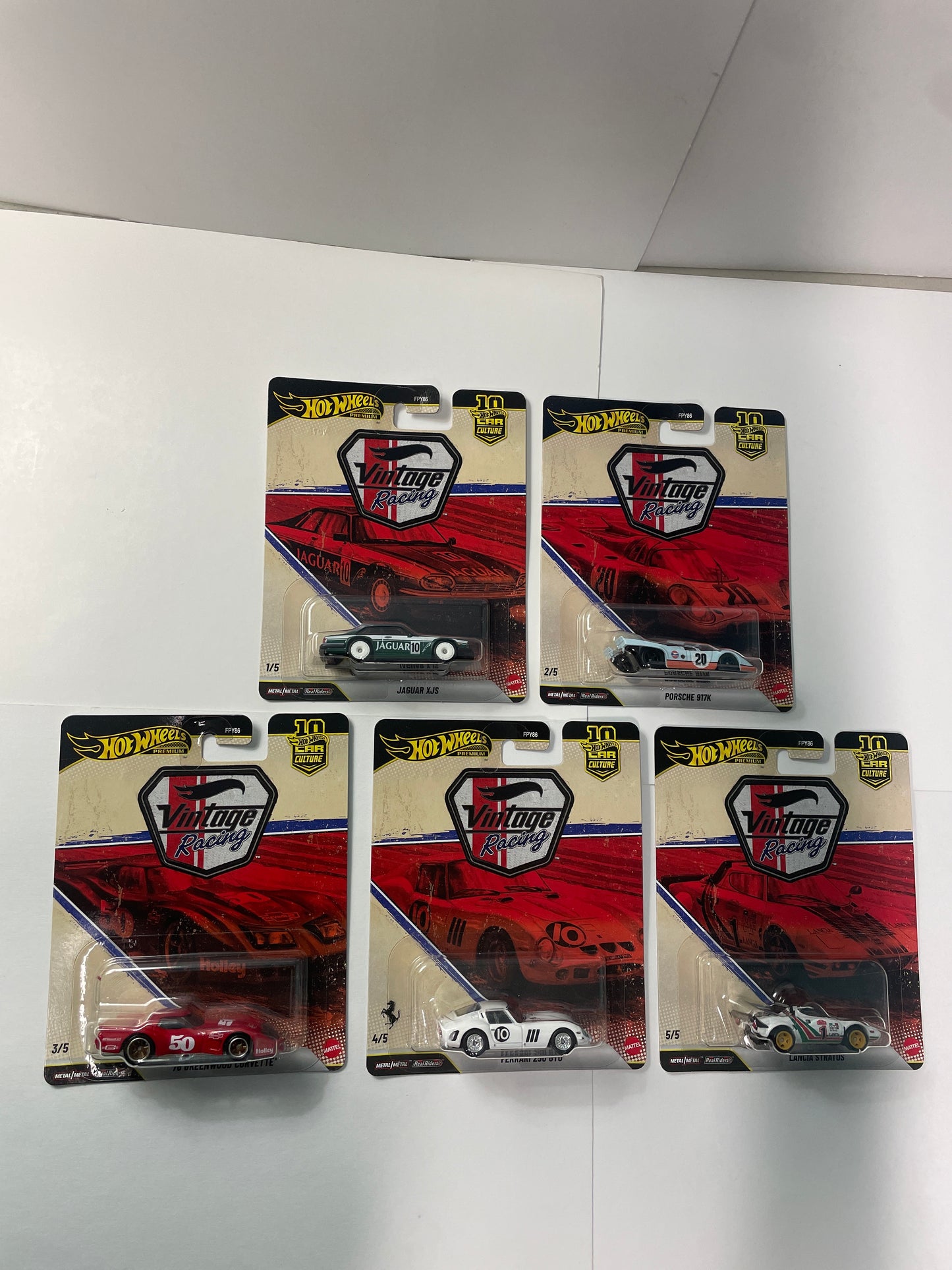 Hot Wheels 1/64 Car Culture 2026 Mix T Vintage Racing Set of 5 (FPY86-961T)