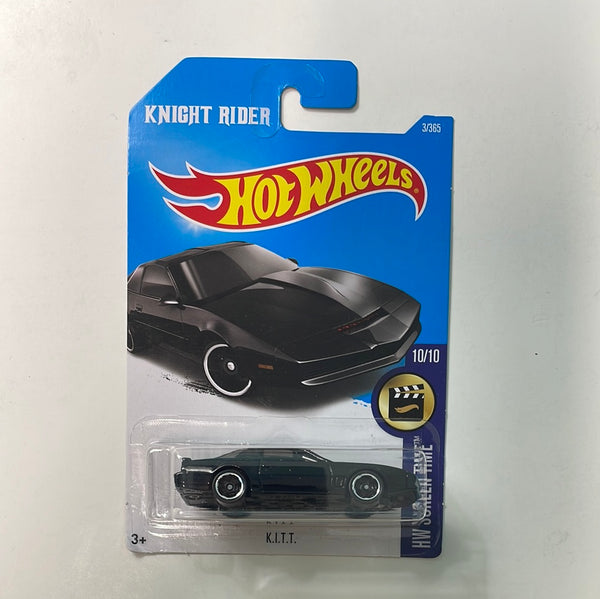 Hot Wheels Knight Rider K.I.T.T. Black  - Damaged Card