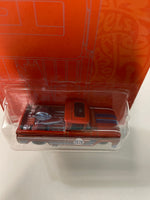 Hot Wheels 1/64 Orange & Blue Custom ‘62 Chevy Pickup Orange - Damaged Card