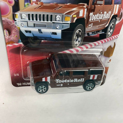 Matchbox 1/64 Candy Series ‘02 Hummer H2 SUV Brown - Tootsie Roll