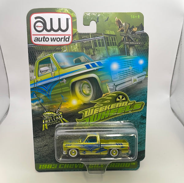 Auto World 1/64 Weekend Of Wheels 1983 Chevy Silverado Green