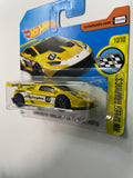 Hot Wheels 1/64 Lamborghini Huracan LP 620-2 Super Trofeo Short Card Yellow - Damaged Card