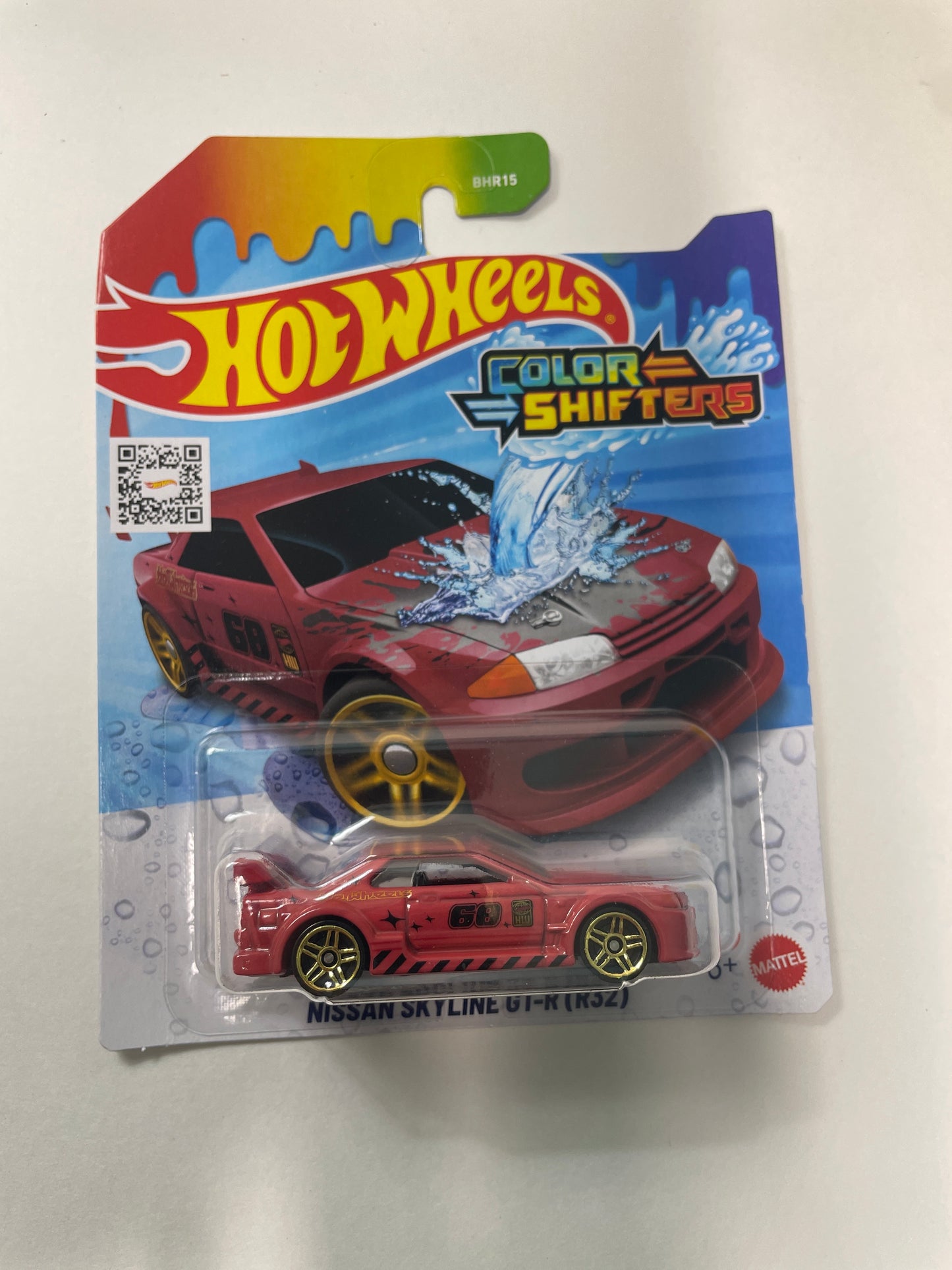 Hot Wheels 1/64 Color Shifters Nissan Skyline GT-R (R32) Red