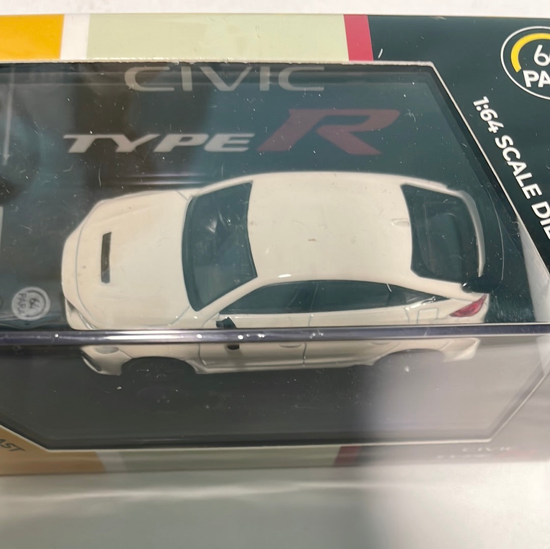 Para64 1/64 2023 Honda Civic Type R FL5 - Championship White