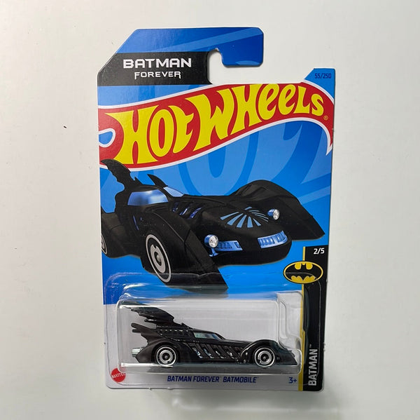 Hot Wheels 1/64 Batman Forever Batmobile  Black - Damaged Card