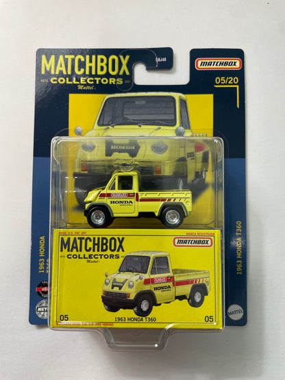 Matchbox Collectors 1/64 1963 Honda T360 Yellow - HFL79 - Damaged Box