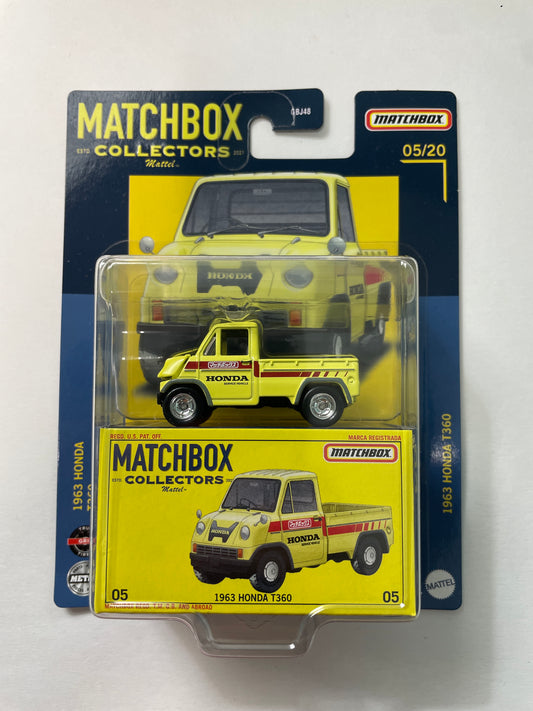 Matchbox Collectors 1/64 1963 Honda T360 Yellow - HFL79 - Damaged Box