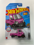 Hot Wheels 1/64 Mighty K Pink - Error Unpainted Front Wheel