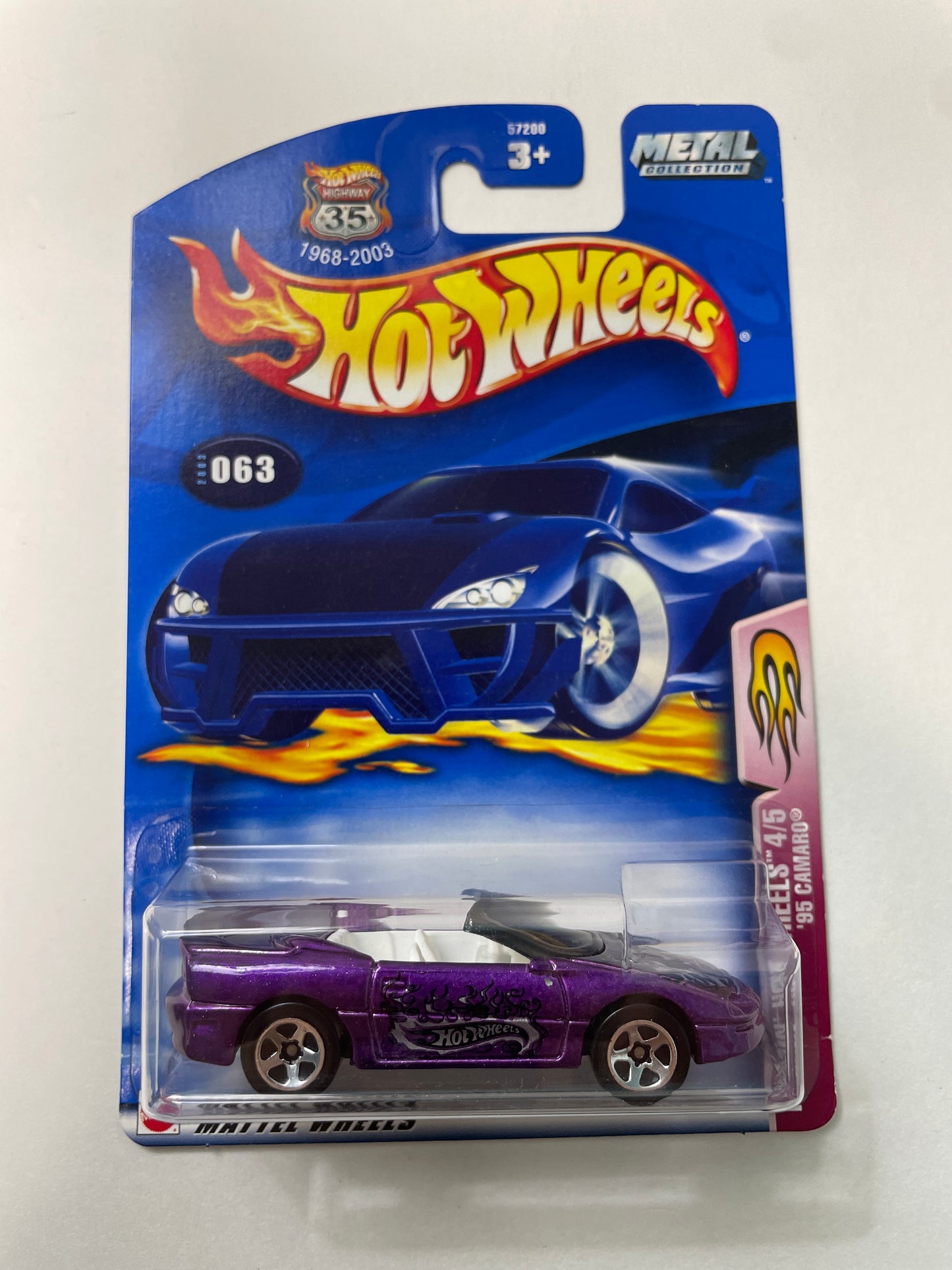 Hot Wheels 1/64 ‘95 Camaro Purple