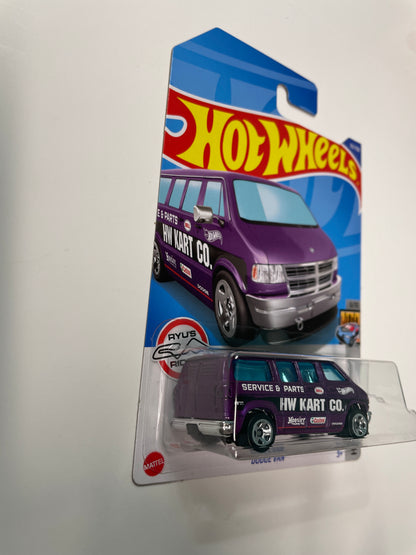 Hot Wheels 1/64 Dodge Van Purple